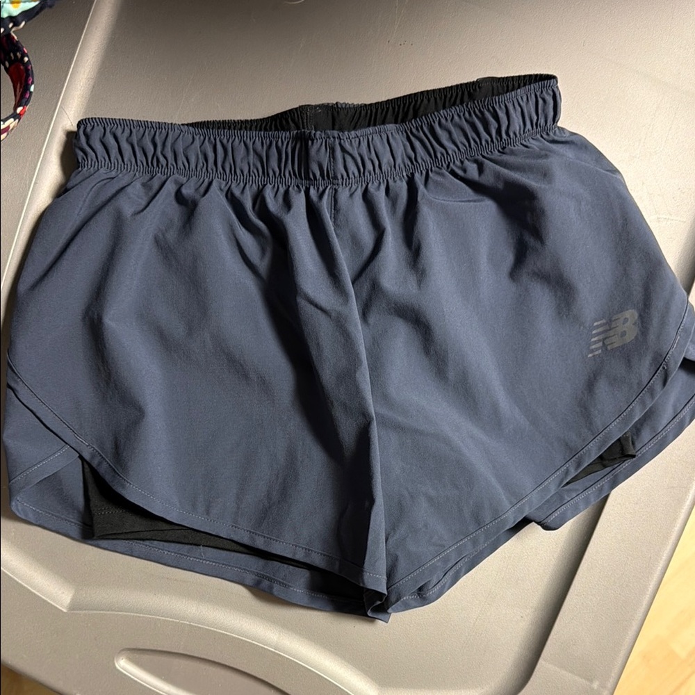 New Balance Navy Blue Running Shorts